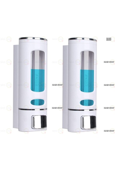 MAİN SHOP Bathroom Kitchen Sink Soap Dispenser Manual Shampoo Liquid Holder 4...