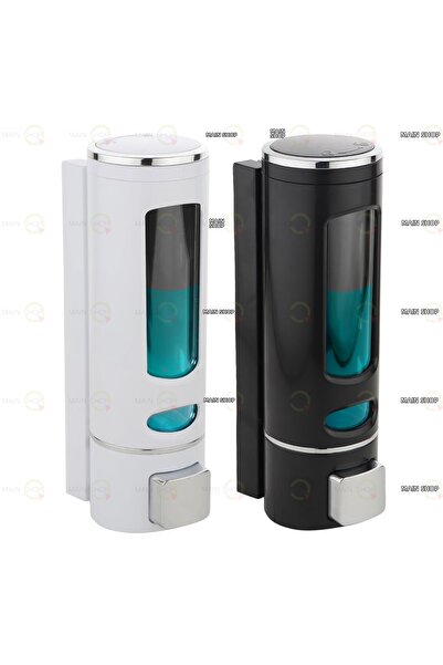 MAİN SHOP ALB + NEGRU 2BUC Dozator de săpun pentru baie, bucătărie, chiuvetă,...