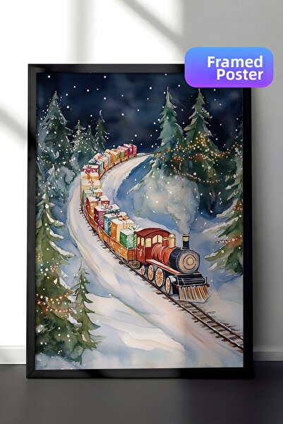 Postifull Tablou cu rama neagra, set de postere si rame, seria Comfort de Anu...