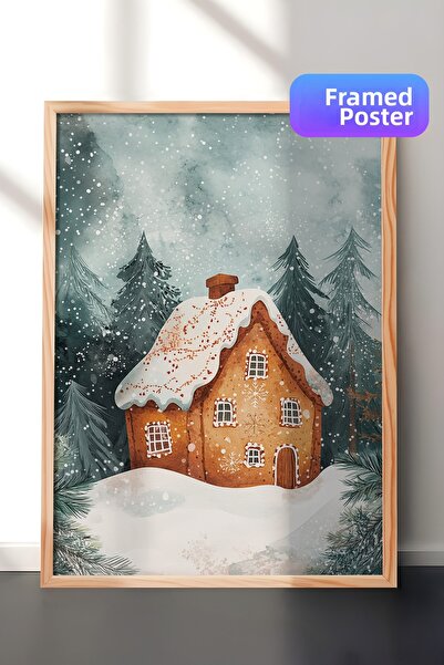 Postifull Tablou cu rama din lemn, set de postere si rame, seria Comfort de A...