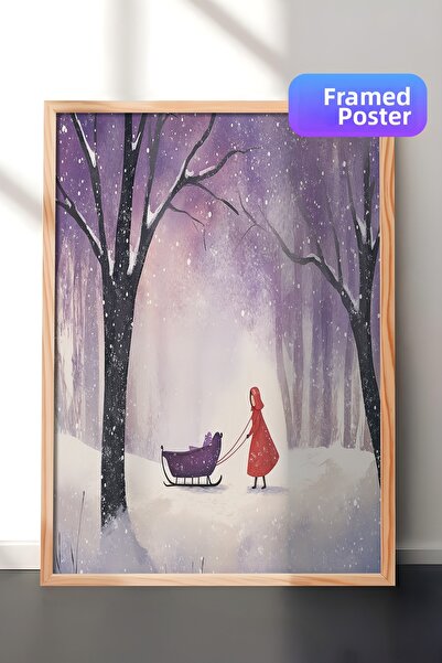 Postifull Tablou cu rama din lemn, set de postere si rame, seria Comfort de A...