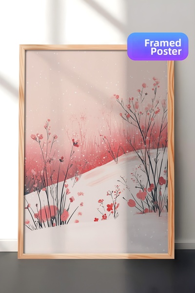 Postifull Tablou cu rama din lemn, set de postere si rame, seria Comfort de A...