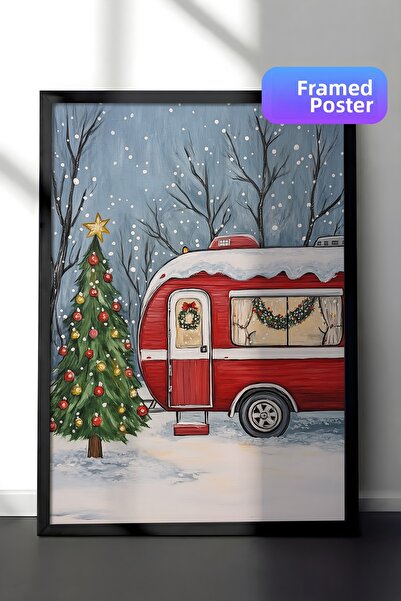 Postifull Tablou cu rama neagra, set de postere si rame, seria Comfort de Anu...