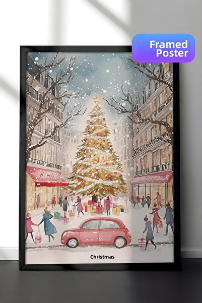 Postifull Tablou cu rama neagra, set de postere si rame, seria Comfort de Anu...