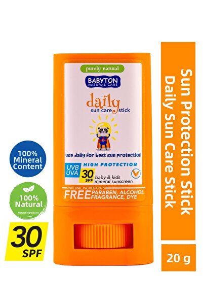 BABYTON Natural Daily Sunscreen Stick 30 Spf 20 Gr