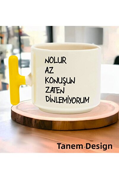 Tanem Tasarım Nolur Talk Less - t Kulp Kupa