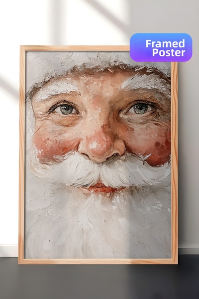 Postifull Εικόνα με ξύλινο πλαίσιο, σετ αφίσας και πλαισίων, Πρωτοχρονιάτικη ...