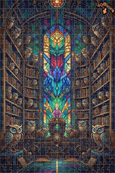 Teona Ahşap لغز خشبي مؤطر بطبقتين مطلي بالزيت، 400 قطعة، 35x35 سم، مستوحى من ...