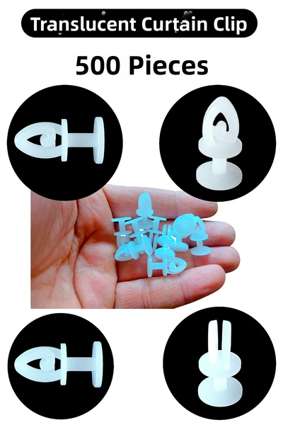 HR PLAST Buton pentru perdele Buton pentru cornișe \ Ruletă pentru perdele 50...