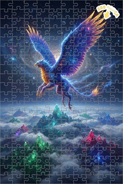 Teona Ahşap لغز خشبي مؤطر بطبقتين من غوركيملي ميستيك جريفين كوزميك رودريل، 20...