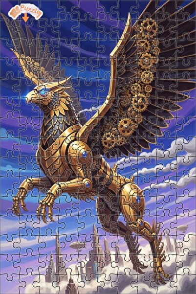 Teona Ahşap لغز خشبي بإطار مزدوج الطبقات بمظهر الطلاء الزيتي الميكانيكي جريفي...