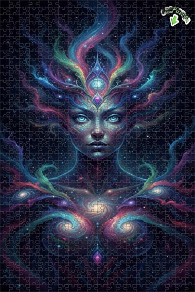 Teona Ahşap لغز خشبي بإطار مزدوج الطبقات من جالاكتيك إنيرجي 800 قطعة 70x50