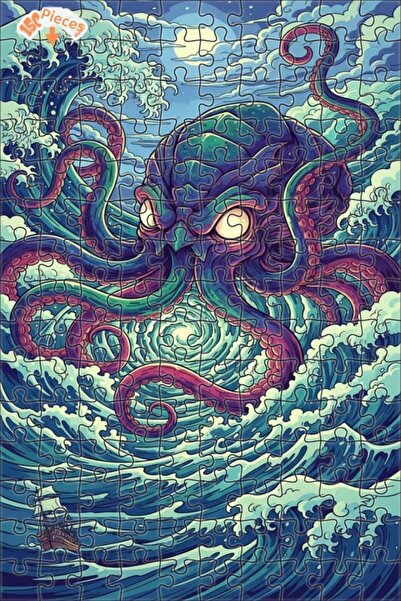 Teona Ahşap لغز خشبي مطبوع عليه فن كراكنسبور 150 قطعة 20x30