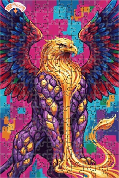 Teona Ahşap لغز الأسد ذو الأجنحة الأسطوري 150 قطعة 20×30