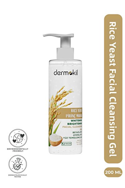 Dermokil Rice Yeast Facial Cleansing Gel 200 ml