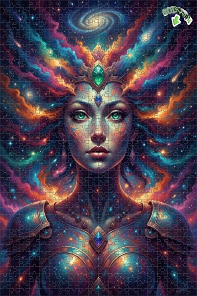 Teona Ahşap لغز خشبي بإطار مزدوج الطبقات بمظهر لوحة زيتية لملكة الكون 800 قطع...