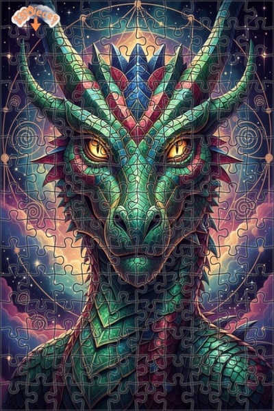 Teona Ahşap لغز خشبي بإطار من طابقين بتصميم فني حديث بمظهر لوحة زيتية بعيون ا...