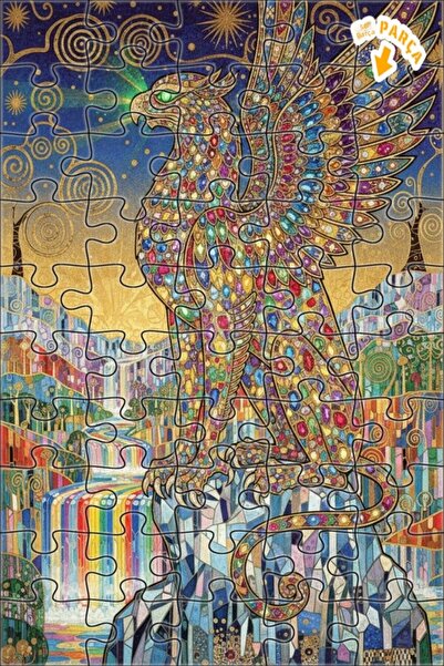 Teona Ahşap لغز خشبي مؤطر بطبقتين من جيمس جريفين، 50 قطعة، 15×25 سم