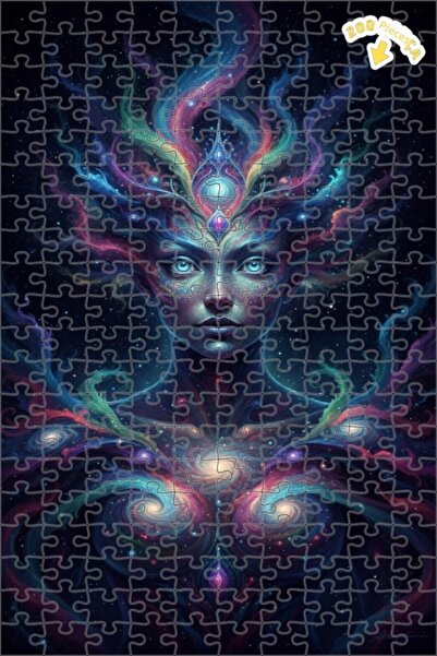 Teona Ahşap لغز خشبي بإطار مزدوج الطبقات من جالاكتيك إنيرجي 200 قطعة 25x35