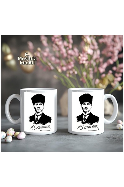 Çağlayan Reklam K. Atatürk Signed Mug Cup 2