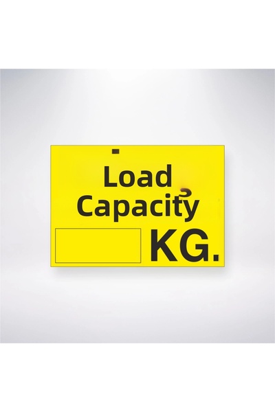 Reysa Tasarım سعة رافعة الرافعة KG 21x28 ملصق سلامة العمل اللاصق على الظهر