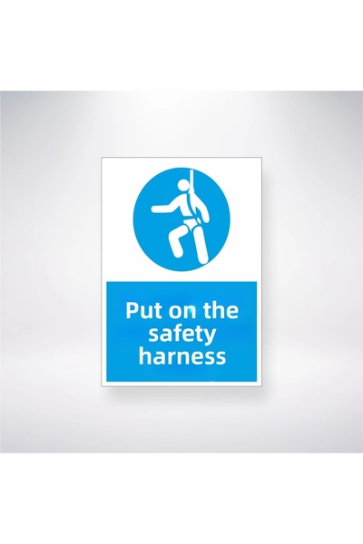 Reysa Tasarım Put on the Seat Belt 21X28 cm Work Security Sticker