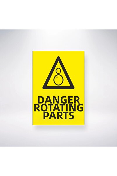 Reysa Tasarım الأجزاء الدوارة الخطرة مقاس 21 × 35 ملصق لاصق خلفي