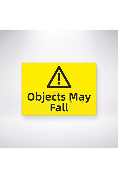 Reysa Tasarım يمكن للأشياء أن تسقط ملصق سلامة العمل اللاصق مقاس 21 × 28 على ا...