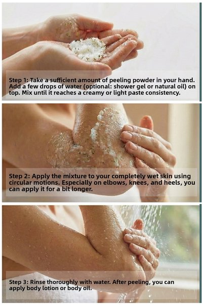 Vitolisse Body Scrub 60g – Enzyme and Acid-Boosted Gentle Purifying Smoothing Vegan (30 X 2g)