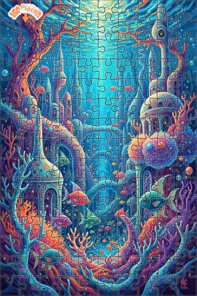 Teona Ahşap لغز خشبي بإطار مزدوج الطبقات من فانتاستيك آرت، 150 قطعة، 20×30