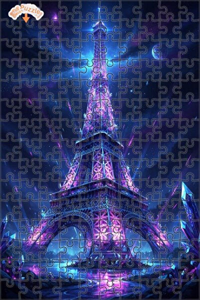 Teona Ahşap لغز خشبي بإطار مزدوج الطبقات من باريس لايت 150 قطعة 20x30