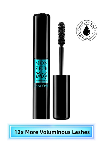 Lancome ماسكارا سوداء كبيرة الحجم من Monsieur 01 باللون الأسود3614271774712