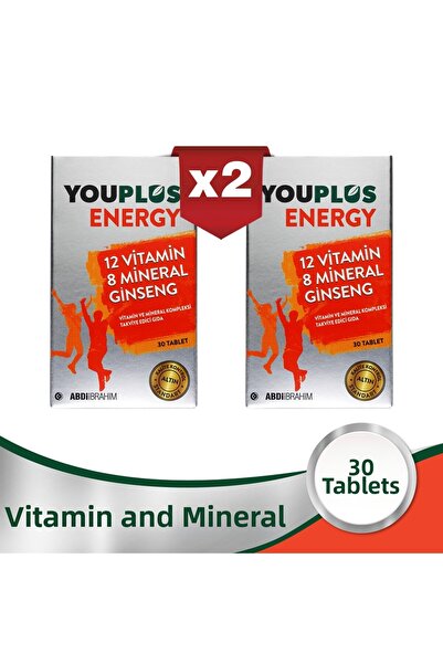 Youplus Multi Ener-g Multivitamin 2 X 30 Tablets