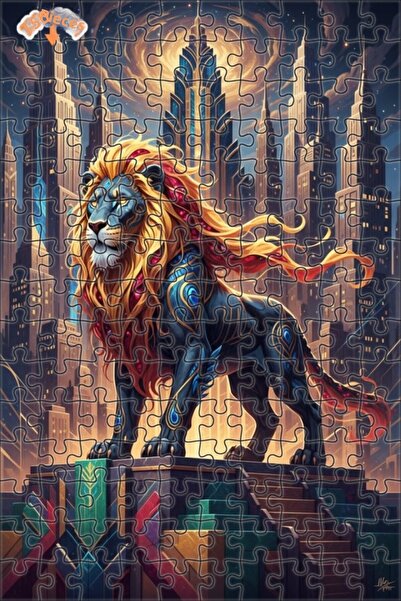 Teona Ahşap لغز خشبي مؤطر من طبقتين من شركة جوركيمل آسلاين للفنانين، فن حديث،...