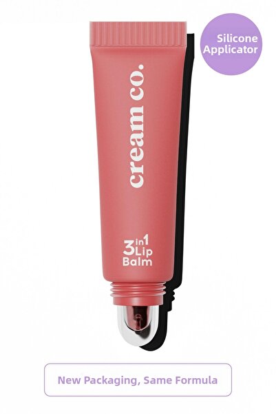 Cream Co. مرطب وملمع الشفاه 3 في 1 |   العناية بالشفاه |   كاب كيك روز روزكور...