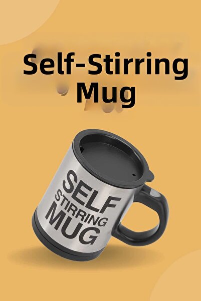 Epilons Cană termos care menține căldura, cu amestecare automată