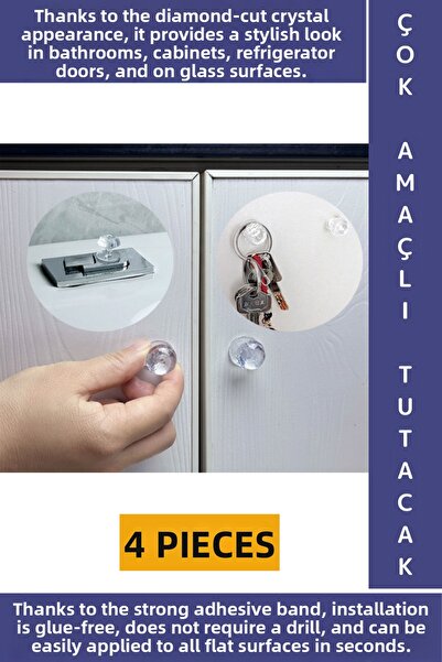 Wintoup Αποσυναρμολογούμενο συρτάρι ντουλάπας Κάθισμα τουαλέτας Κομψό κρυστάλ...