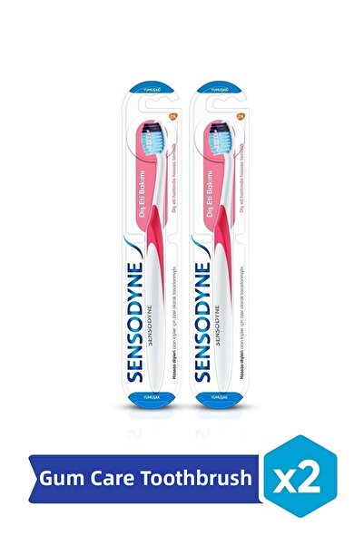 Sensodyne فرشاة أسنان ناعمة للعناية باللثة × 2