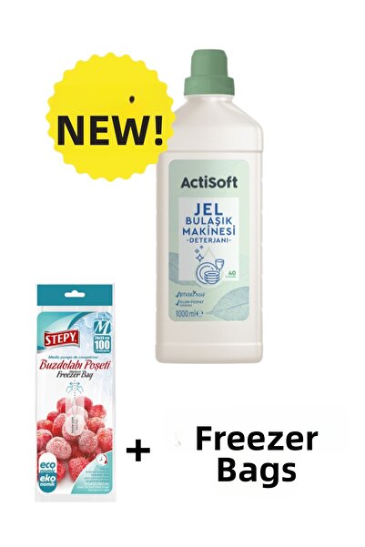 KMS HOME Actisoft Herbal Extract Gel Dishwasher Detergent 40 Washes 1000 ml