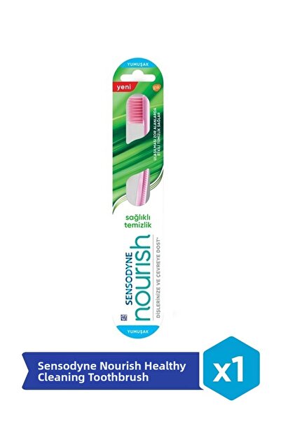 Sensodyne فرشاة أسنان تنظيف صحية ومغذية