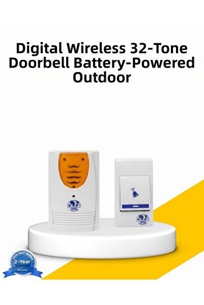 shopwave جرس باب لاسلكي سهل التركيب وحديث الاستخدام