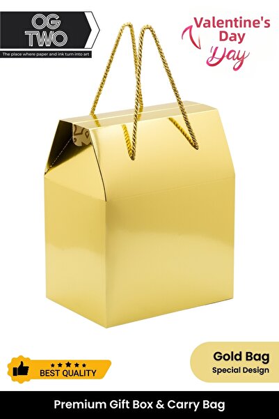 OGTWO Valentine's Day Special Gift Package Special Empty Cardboard Bag Gift B...