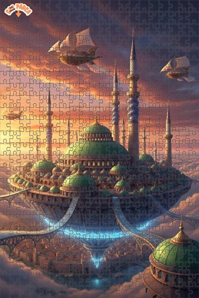 Teona Ahşap لغز خشبي مؤطر من طبقتين بتصميم سفن البخارية الطائرة الرقمية 500 ق...