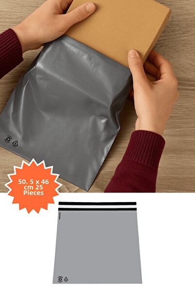 Plas+Plus Shipping Bag Gray 50.5 X 46 cm 25 Pieces