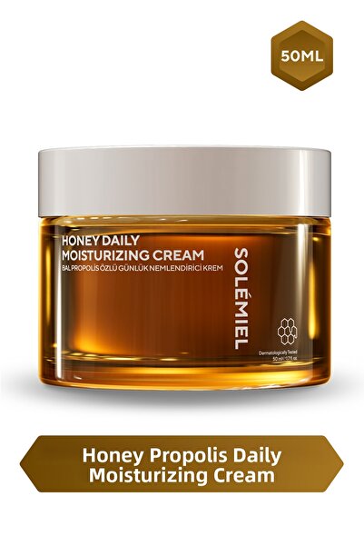 Solemiel كريم وجه ذو أساس مائي مع خلاصة العسل والبروبوليس يوفر ترطيبًا مكثفًا...