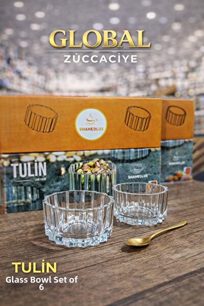 SHAHEDLUX Tulin - Glass Bowl Set of 6