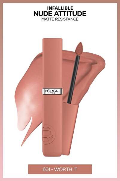 L'Oreal Paris L'Oréal Paris, Ruj lichid Infaillible Le Matte Resistance, rezi...