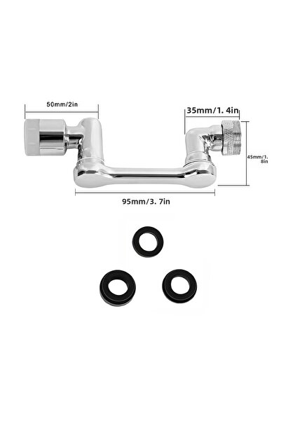 online kapsulavm avm alışveriş Sunup Sn20341 1080 Degree Rotatable Faucet Sho...
