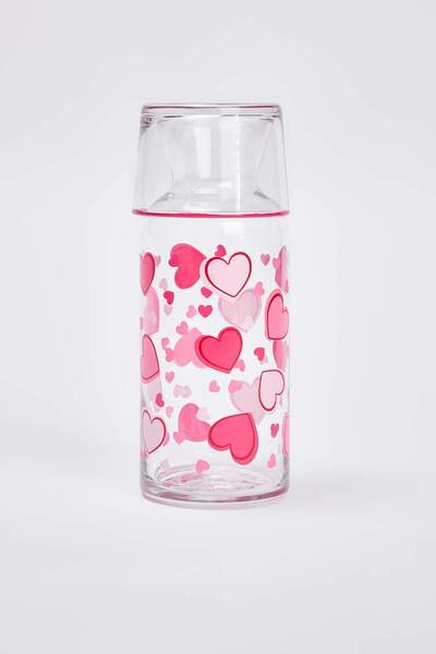 TRENDYOLMİLLA HOME Κανάτα/Καράφα δίπλα στο κρεβάτι με καπάκι και σχέδιο καρδι...