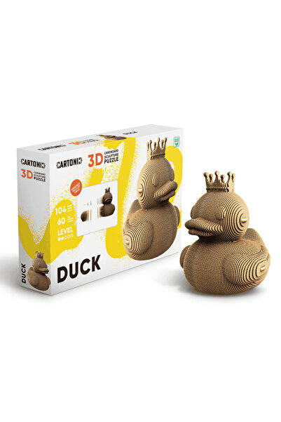 Cartonic لغز ثلاثي الأبعاد - بطة